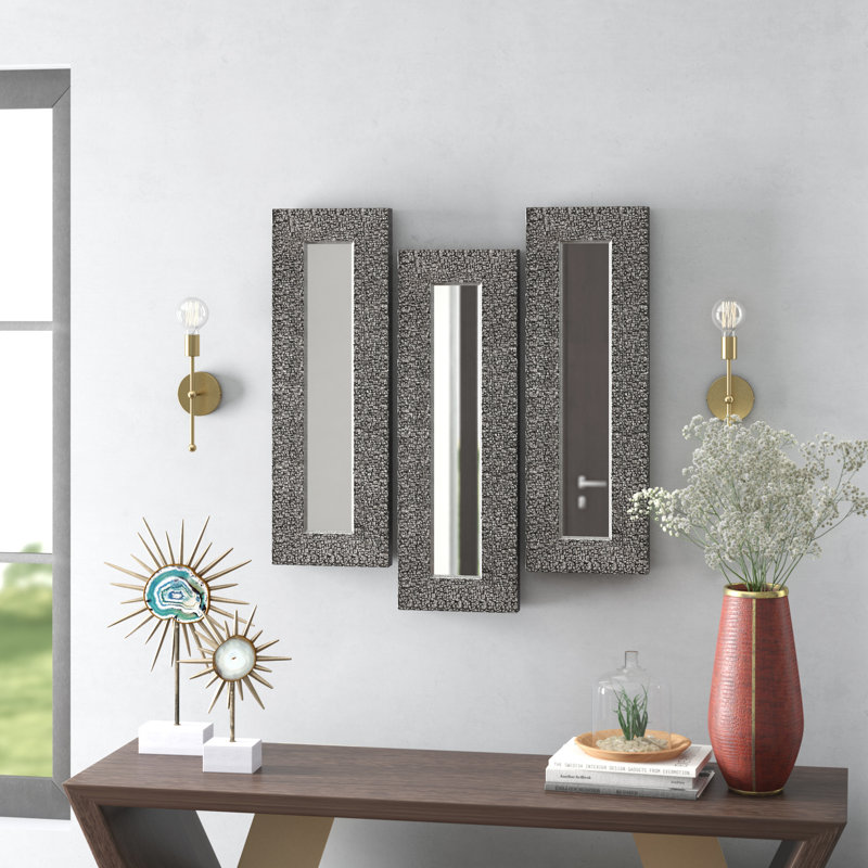 World Menagerie Nisswa 3 Piece Narrow Designer Accent Mirror Set & Reviews Wayfair Canada